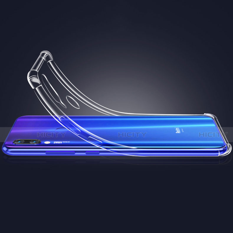 Silikon Schutzhülle Ultra Dünn Tasche Durchsichtig Transparent T09 für Xiaomi Redmi Note 7 Pro Klar groß