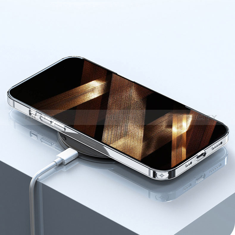 Silikon Schutzhülle Ultra Dünn Tasche Durchsichtig Transparent T10 für Apple iPhone 14 Pro Klar
