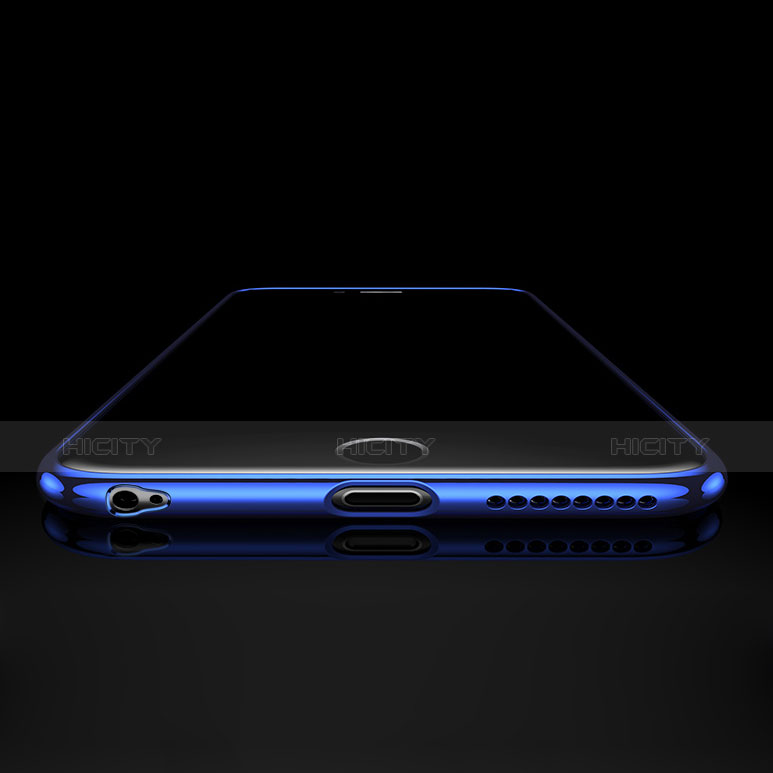 Silikon Schutzhülle Ultra Dünn Tasche Durchsichtig Transparent T10 für Apple iPhone 6 Plus Klar