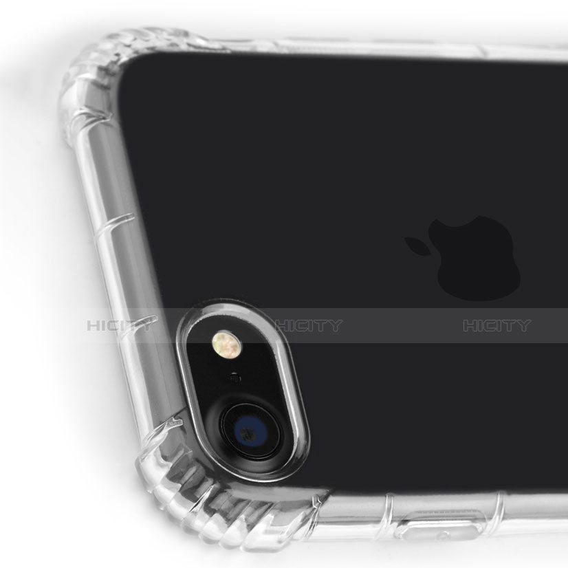 Silikon Schutzhülle Ultra Dünn Tasche Durchsichtig Transparent T10 für Apple iPhone SE (2020) Klar