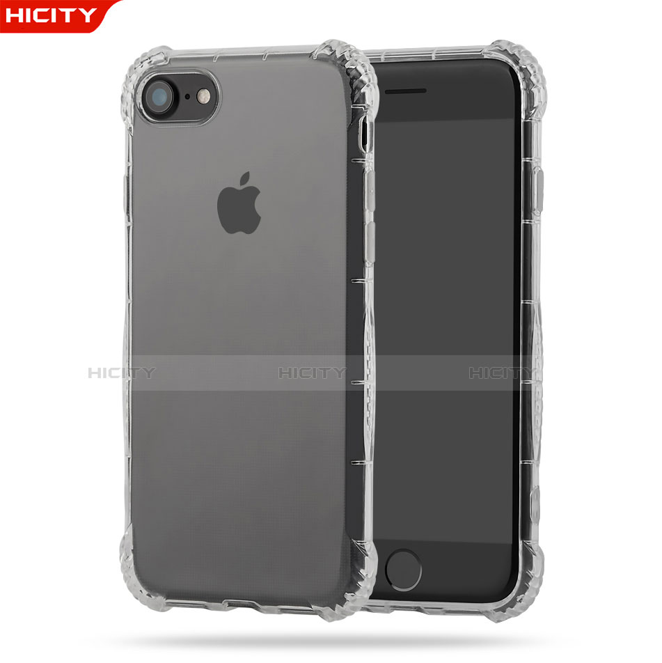 Silikon Schutzhülle Ultra Dünn Tasche Durchsichtig Transparent T10 für Apple iPhone SE3 (2022) Klar