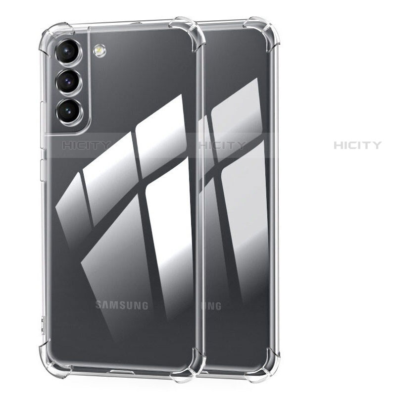 Silikon Schutzhülle Ultra Dünn Tasche Durchsichtig Transparent T10 für Samsung Galaxy S21 Plus 5G Klar Plus