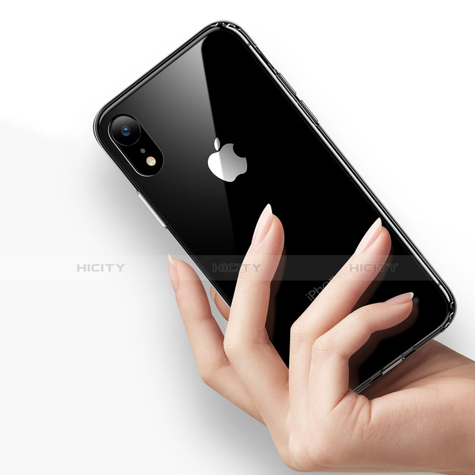 Silikon Schutzhülle Ultra Dünn Tasche Durchsichtig Transparent T11 für Apple iPhone XR Klar groß