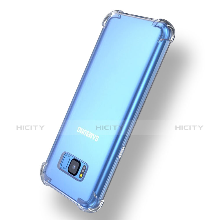 Silikon Schutzhülle Ultra Dünn Tasche Durchsichtig Transparent T11 für Samsung Galaxy S8 Plus Klar groß