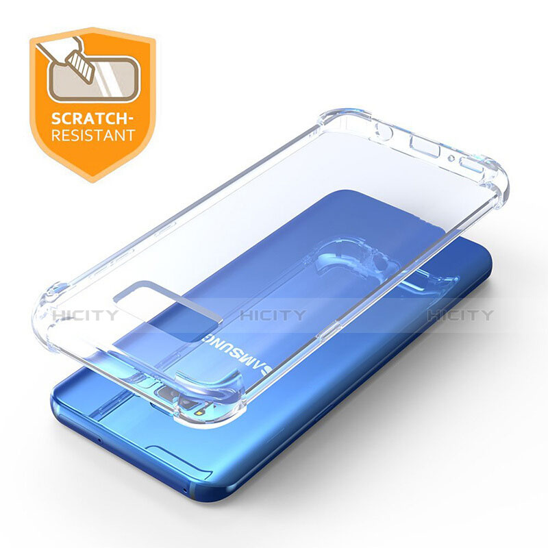 Silikon Schutzhülle Ultra Dünn Tasche Durchsichtig Transparent T11 für Samsung Galaxy S8 Plus Klar groß