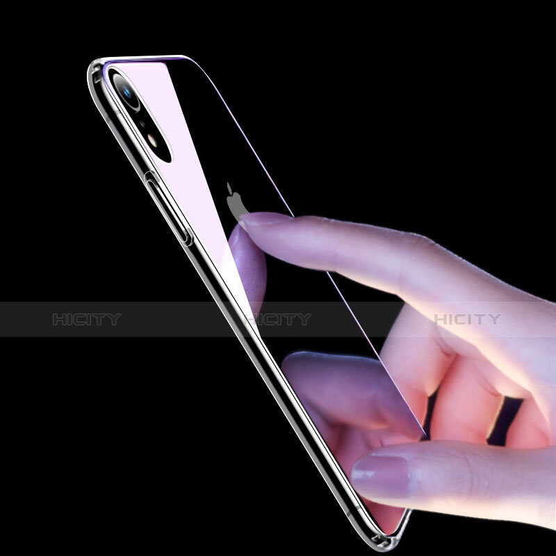Silikon Schutzhülle Ultra Dünn Tasche Durchsichtig Transparent T12 für Apple iPhone XR Klar groß