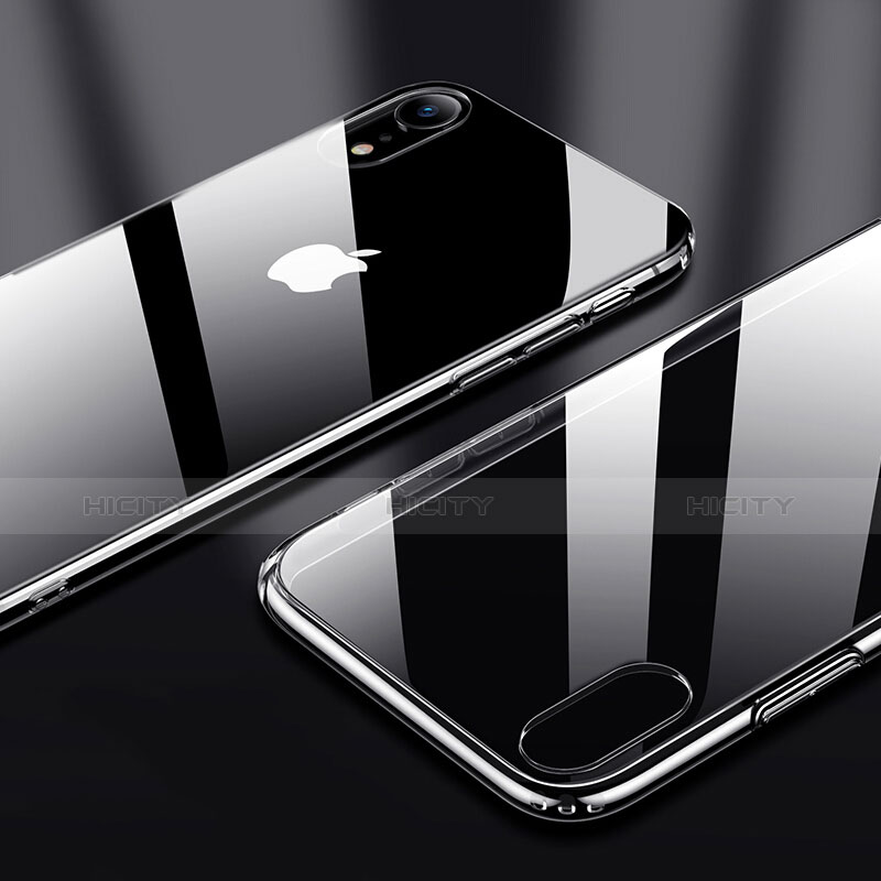 Silikon Schutzhülle Ultra Dünn Tasche Durchsichtig Transparent T12 für Apple iPhone XR Klar groß