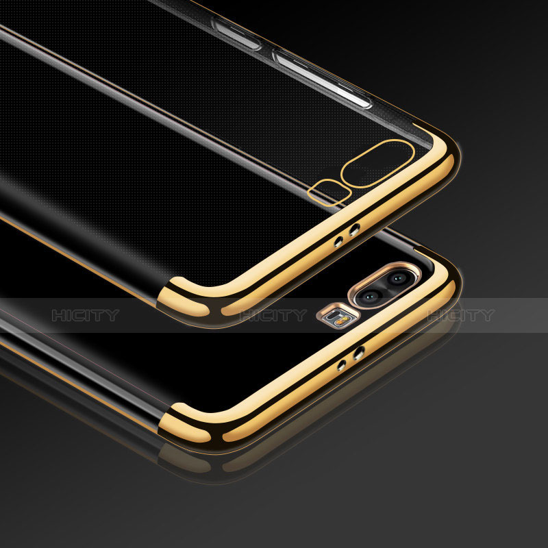 Silikon Schutzhülle Ultra Dünn Tasche Durchsichtig Transparent T12 für Huawei Honor 9 Premium Gold groß