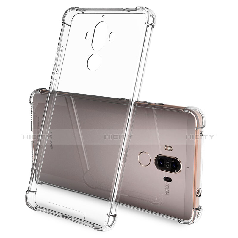 Silikon Schutzhülle Ultra Dünn Tasche Durchsichtig Transparent T12 für Huawei Mate 9 Klar groß