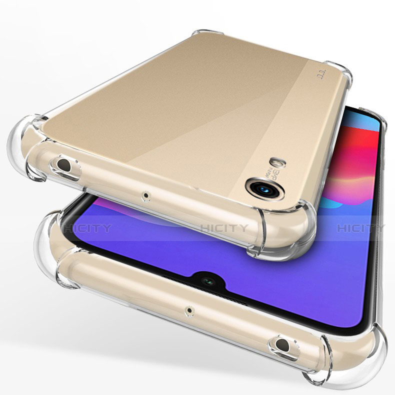 Silikon Schutzhülle Ultra Dünn Tasche Durchsichtig Transparent T12 für Huawei Y6 Prime (2019) Klar Plus