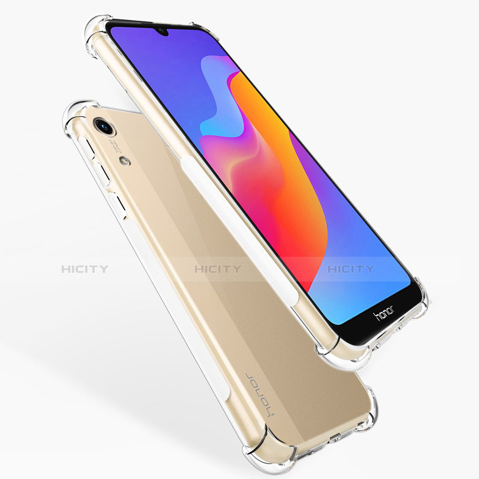 Silikon Schutzhülle Ultra Dünn Tasche Durchsichtig Transparent T12 für Huawei Y6 Prime (2019) Klar groß