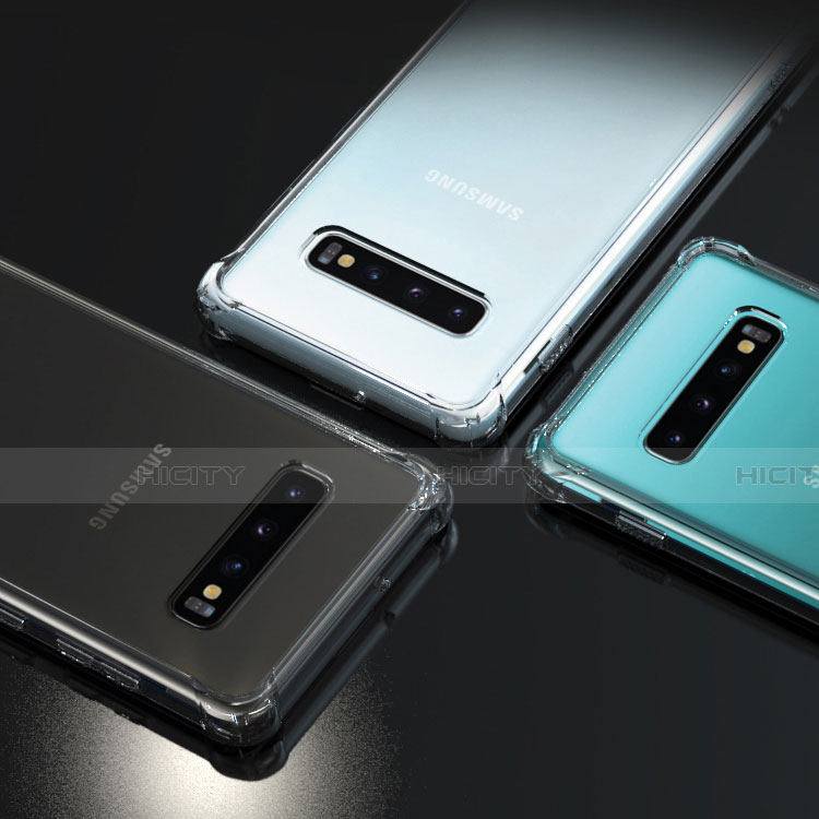 Silikon Schutzhülle Ultra Dünn Tasche Durchsichtig Transparent T12 für Samsung Galaxy S10 5G Klar Plus