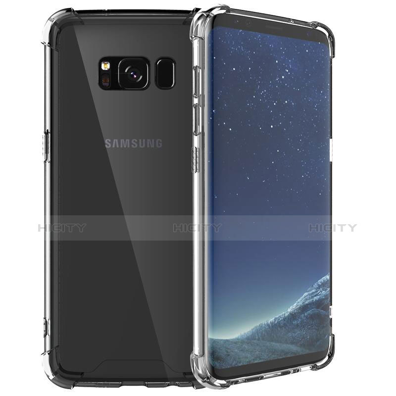 Silikon Schutzhülle Ultra Dünn Tasche Durchsichtig Transparent T12 für Samsung Galaxy S8 Plus Klar