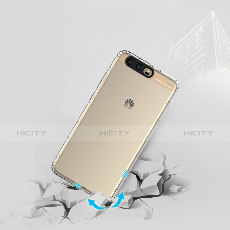 Silikon Schutzhülle Ultra Dünn Tasche Durchsichtig Transparent T14 für Huawei P10 Plus Klar