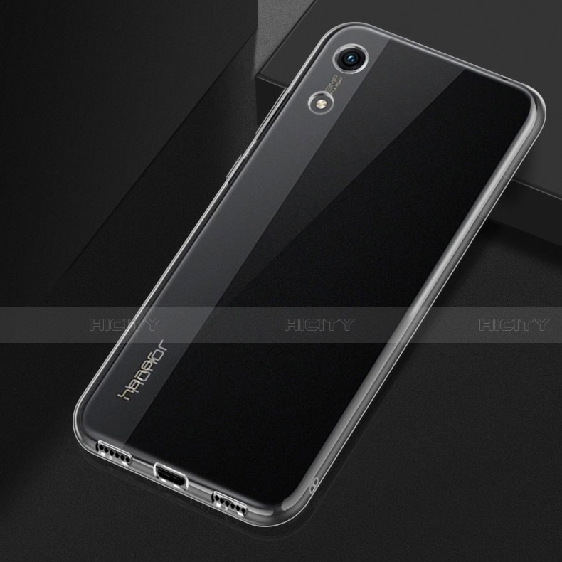 Silikon Schutzhülle Ultra Dünn Tasche Durchsichtig Transparent T14 für Huawei Y6 (2019) Klar groß