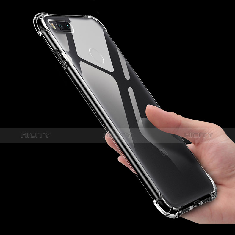 Silikon Schutzhülle Ultra Dünn Tasche Durchsichtig Transparent T14 für Xiaomi Mi A1 Klar