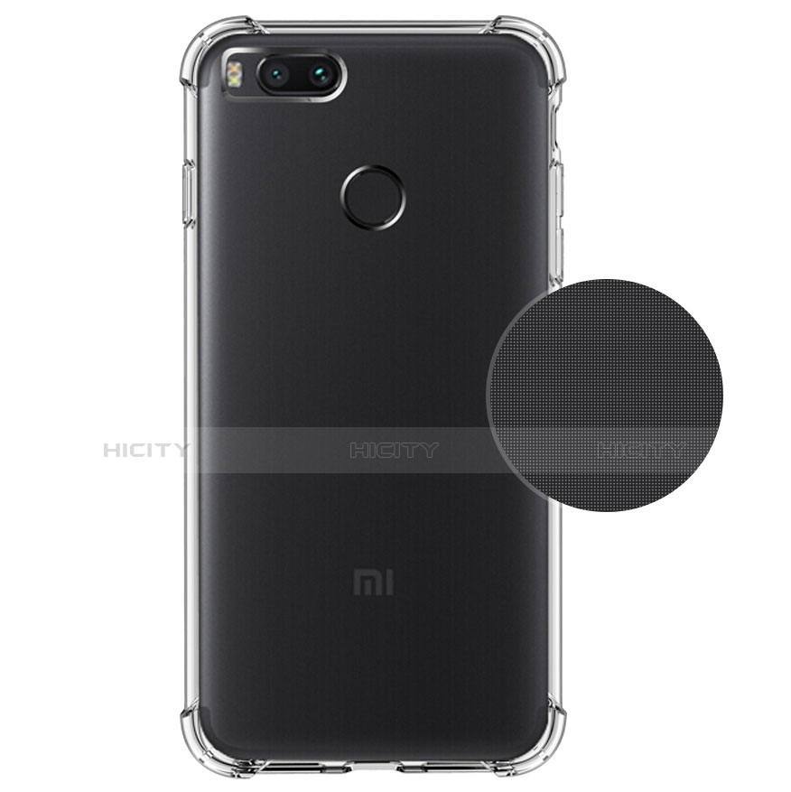 Silikon Schutzhülle Ultra Dünn Tasche Durchsichtig Transparent T14 für Xiaomi Mi A1 Klar