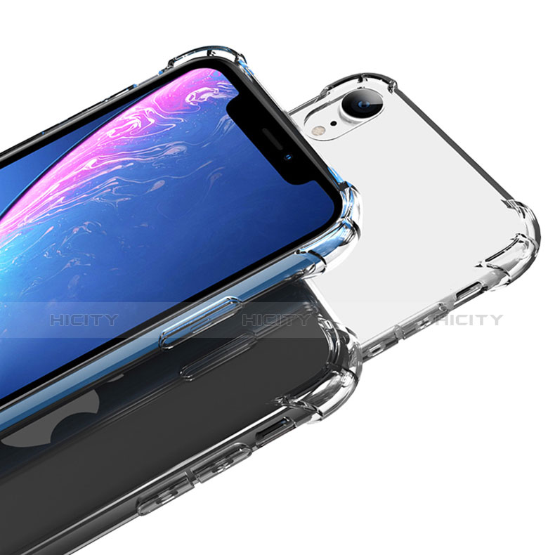Silikon Schutzhülle Ultra Dünn Tasche Durchsichtig Transparent T16 für Apple iPhone XR Klar
