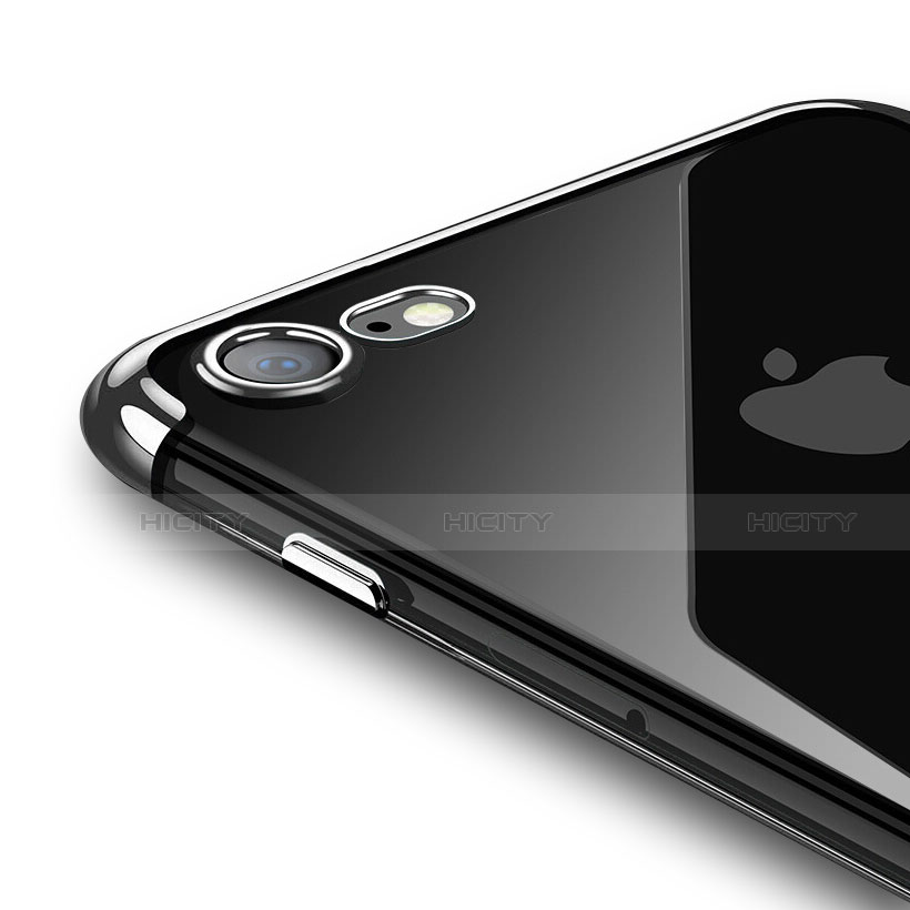 Silikon Schutzhülle Ultra Dünn Tasche Durchsichtig Transparent T19 für Apple iPhone SE3 (2022) Silber