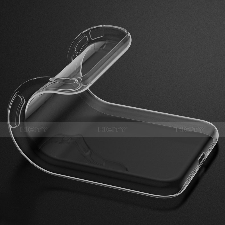 Silikon Schutzhülle Ultra Dünn Tasche Durchsichtig Transparent T20 für Apple iPhone X Klar