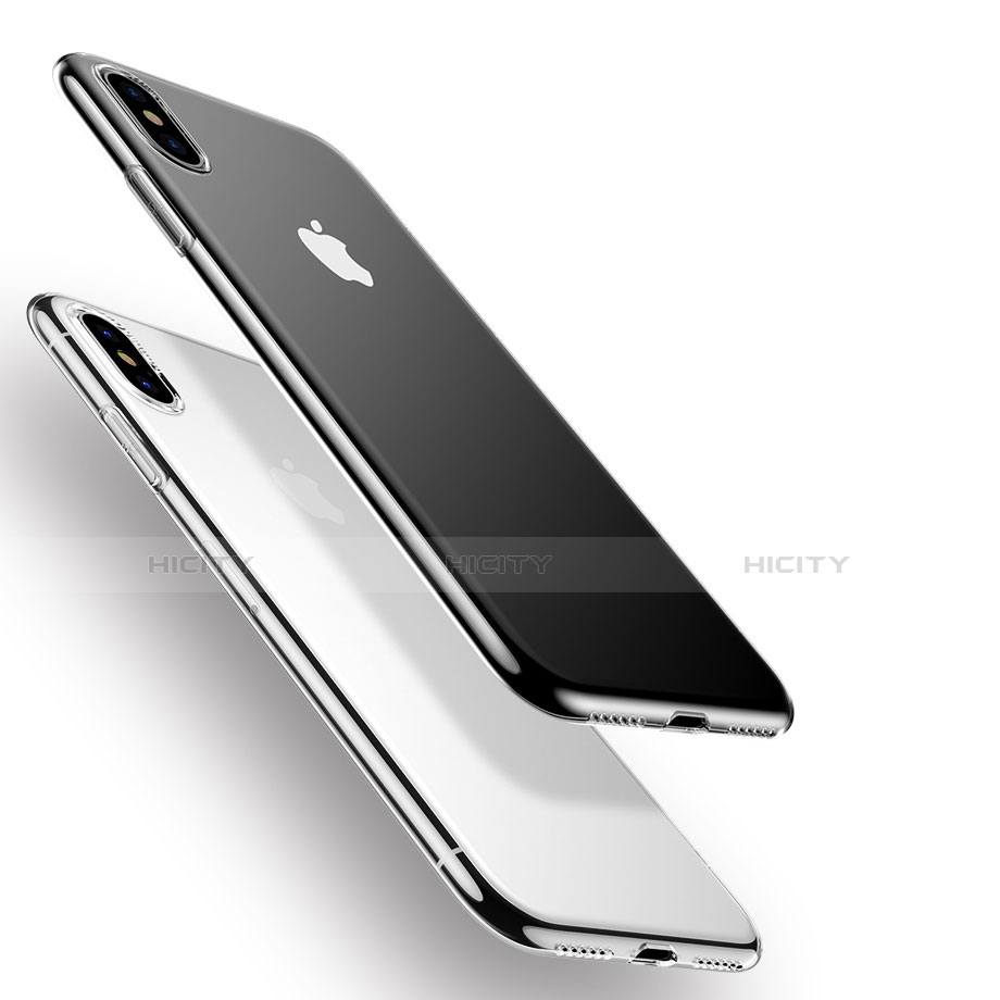 Silikon Schutzhülle Ultra Dünn Tasche Durchsichtig Transparent T22 für Apple iPhone Xs Max Klar