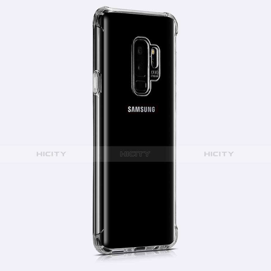 Silikon Schutzhülle Ultra Dünn Tasche Durchsichtig Transparent T22 für Samsung Galaxy S9 Plus Klar groß