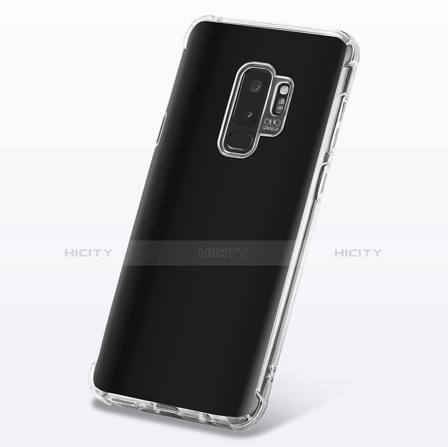 Silikon Schutzhülle Ultra Dünn Tasche Durchsichtig Transparent T22 für Samsung Galaxy S9 Plus Klar groß