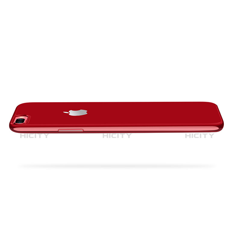 Silikon Schutzhülle Ultra Dünn Tasche Durchsichtig Transparent T25 für Apple iPhone 8 Plus Klar