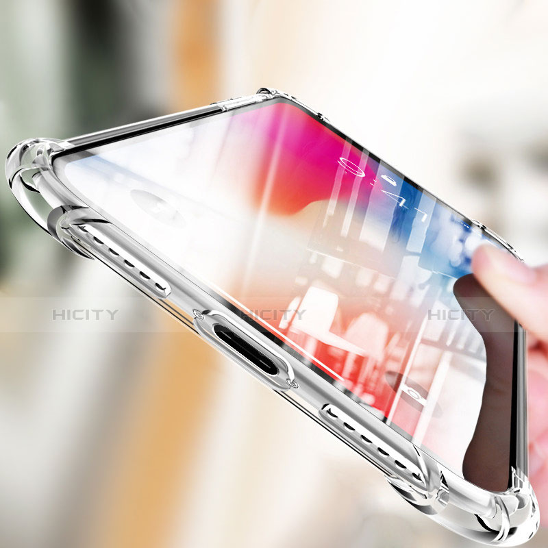 Silikon Schutzhülle Ultra Dünn Tasche Durchsichtig Transparent U01 für Apple iPhone Xs Max