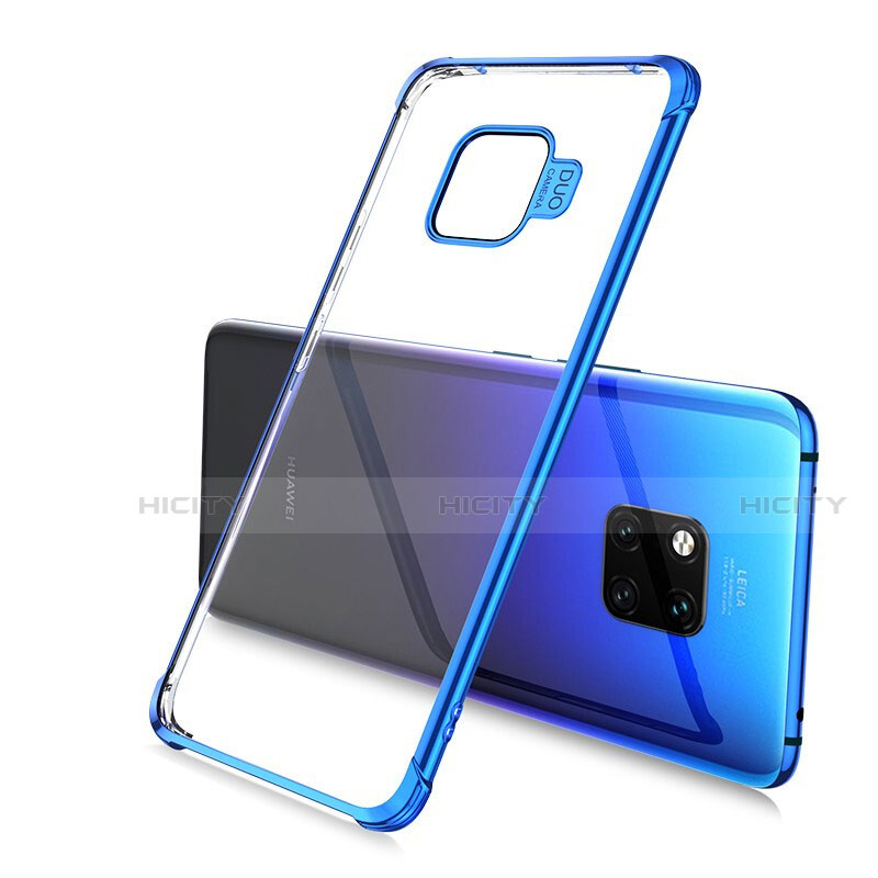 Silikon Schutzhülle Ultra Dünn Tasche Durchsichtig Transparent U02 für Huawei Mate 20 Pro groß
