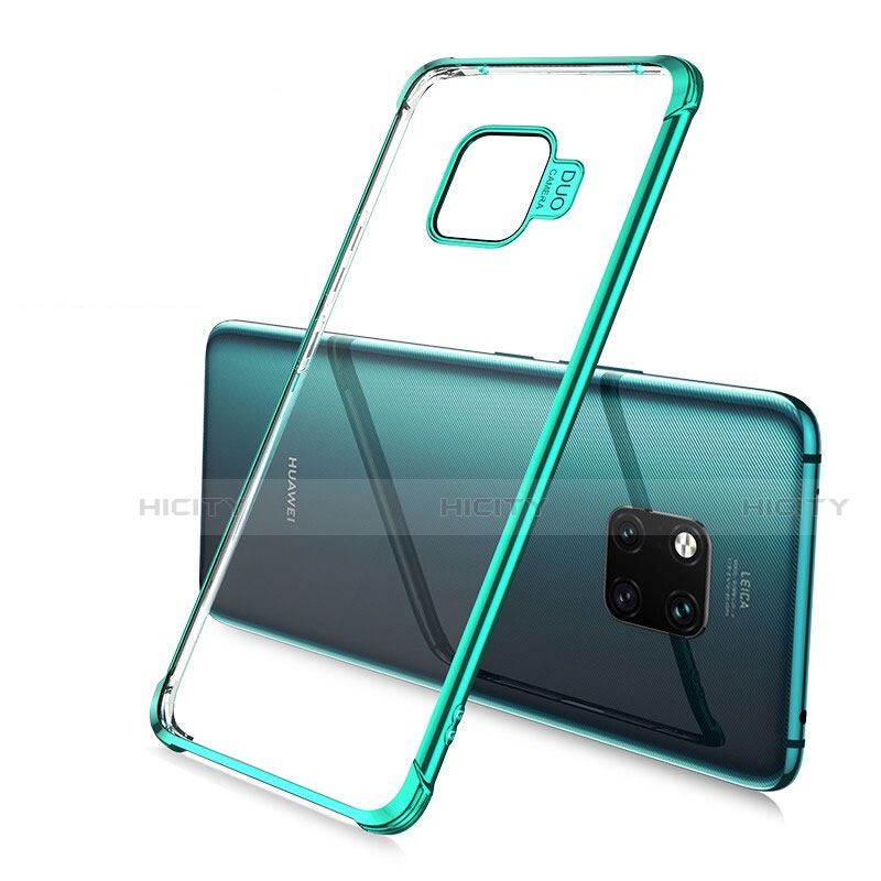 Silikon Schutzhülle Ultra Dünn Tasche Durchsichtig Transparent U02 für Huawei Mate 20 Pro groß