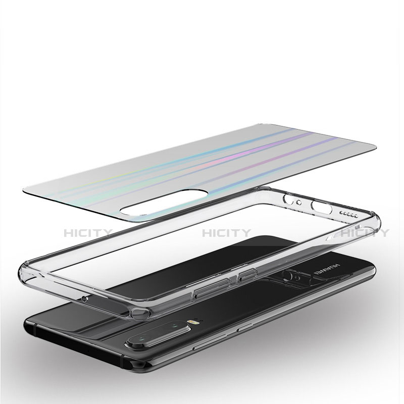 Silikon Schutzhülle Ultra Dünn Tasche Durchsichtig Transparent U02 für Huawei P30