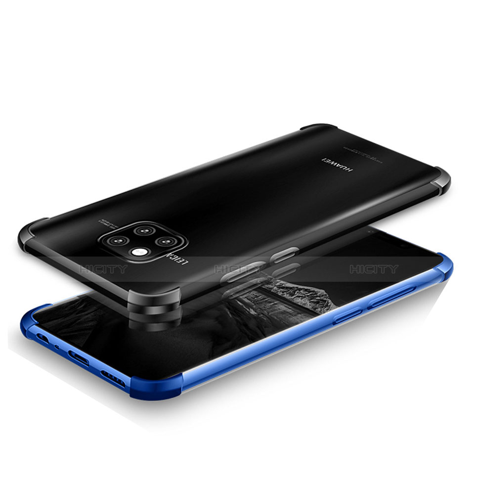 Silikon Schutzhülle Ultra Dünn Tasche Durchsichtig Transparent U03 für Huawei Mate 20 Pro groß