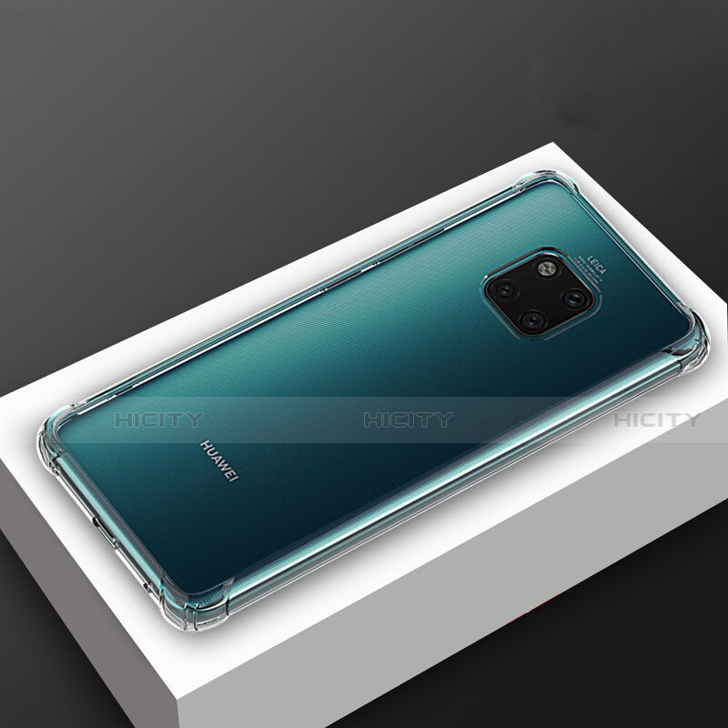 Silikon Schutzhülle Ultra Dünn Tasche Durchsichtig Transparent Z01 für Huawei Mate 20 Pro Klar groß