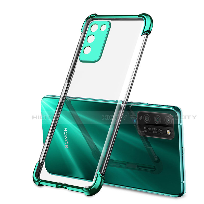 Silikon Schutzhülle Ultra Dünn Tasche Flexible Hülle Durchsichtig Transparent S01 für Huawei Honor 30 Lite 5G groß