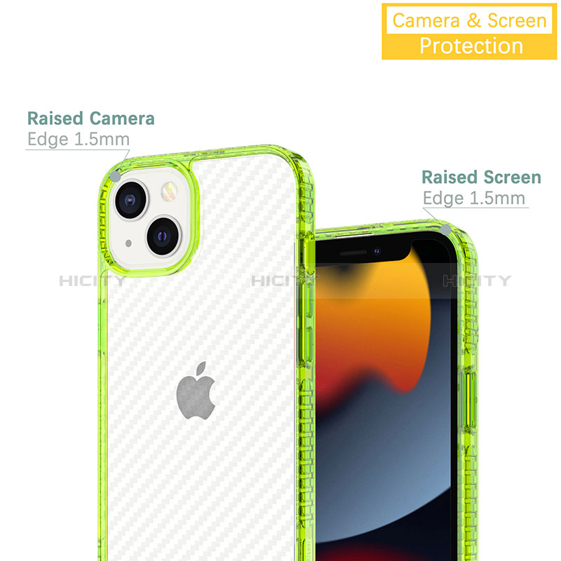 Silikon Schutzhülle Ultra Dünn Tasche Flexible Hülle Durchsichtig Transparent YJ1 für Apple iPhone 13