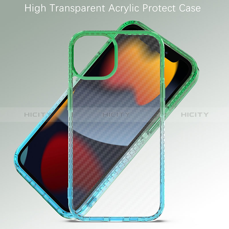 Silikon Schutzhülle Ultra Dünn Tasche Flexible Hülle Durchsichtig Transparent YJ1 für Apple iPhone 13