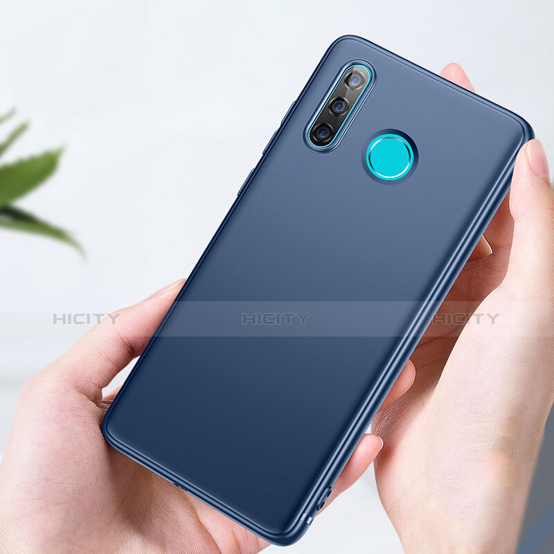 Silikon Schutzhülle Ultra Dünn Tasche für Huawei P30 Lite Blau groß