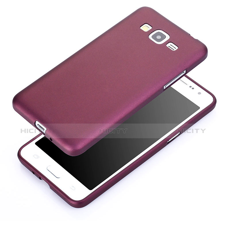Silikon Schutzhülle Ultra Dünn Tasche für Samsung Galaxy Grand Prime SM-G530H Violett Plus