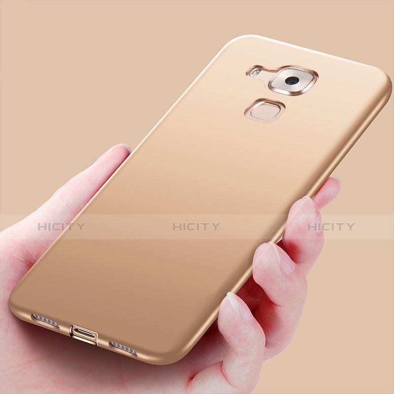 Silikon Schutzhülle Ultra Dünn Tasche S02 für Huawei G9 Plus Gold