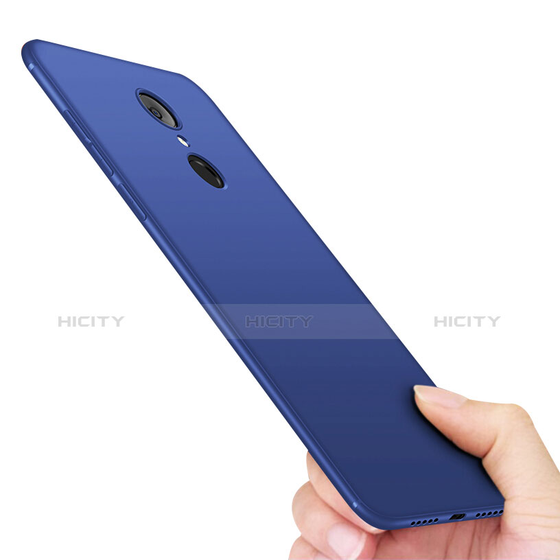 Silikon Schutzhülle Ultra Dünn Tasche S02 für Xiaomi Redmi 5 Blau groß
