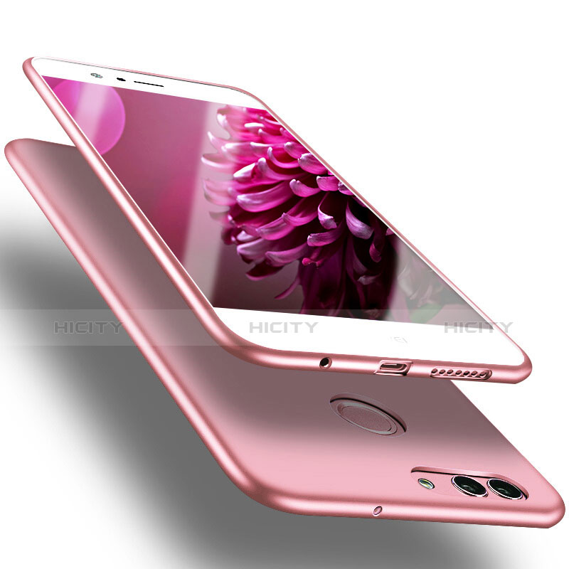 Silikon Schutzhülle Ultra Dünn Tasche S03 für Huawei Nova 2 Rosa