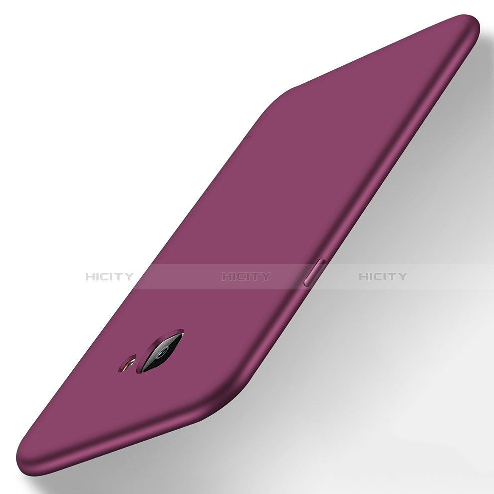 Silikon Schutzhülle Ultra Dünn Tasche S03 für Samsung Galaxy On5 (2016) G570 G570F Violett Plus