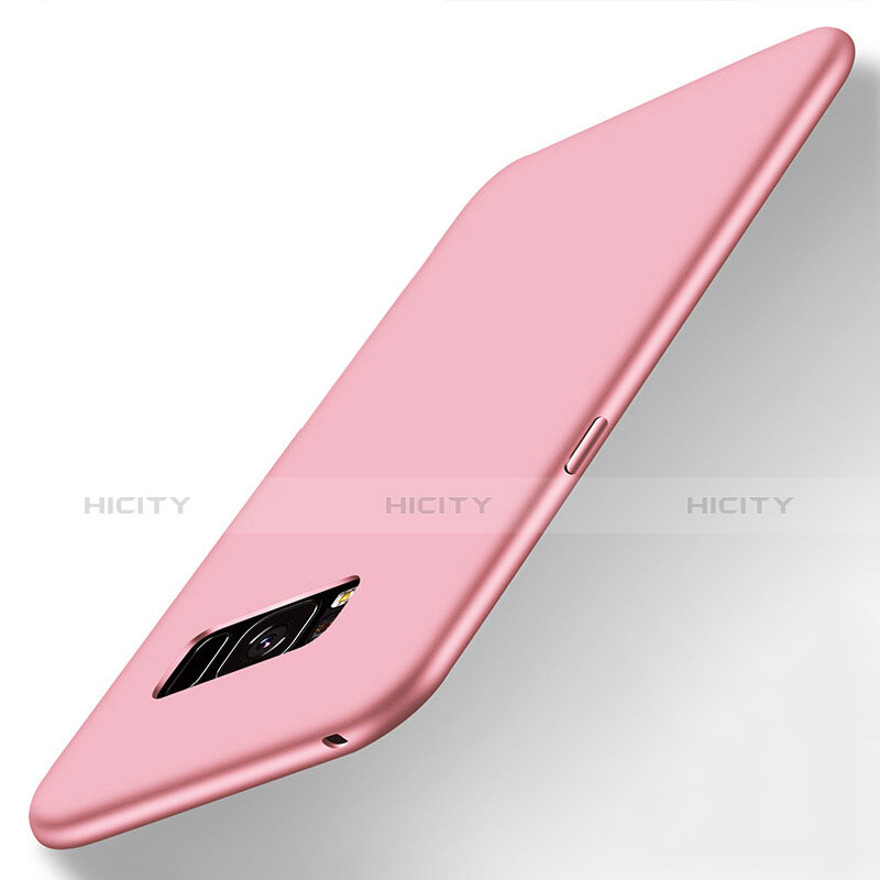 Silikon Schutzhülle Ultra Dünn Tasche S06 für Samsung Galaxy S8 Plus Rosa