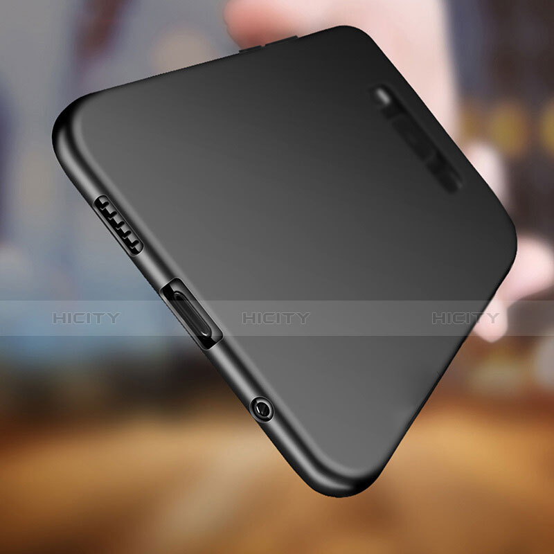 Silikon Schutzhülle Ultra Dünn Tasche S06 für Samsung Galaxy S8 Plus Schwarz groß