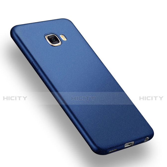 Silikon Schutzhülle Ultra Dünn Tasche Silikon für Samsung Galaxy C5 Pro C5010 Blau groß
