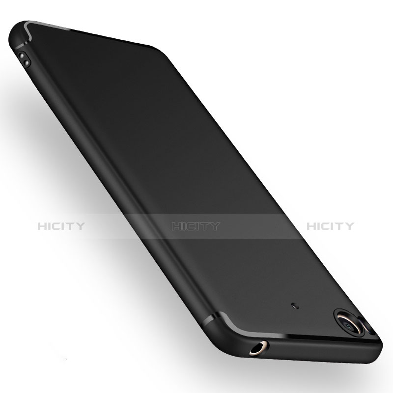 Silikon Schutzhülle Ultra Dünn Tasche Silikon für Xiaomi Mi 5S 4G Schwarz Plus