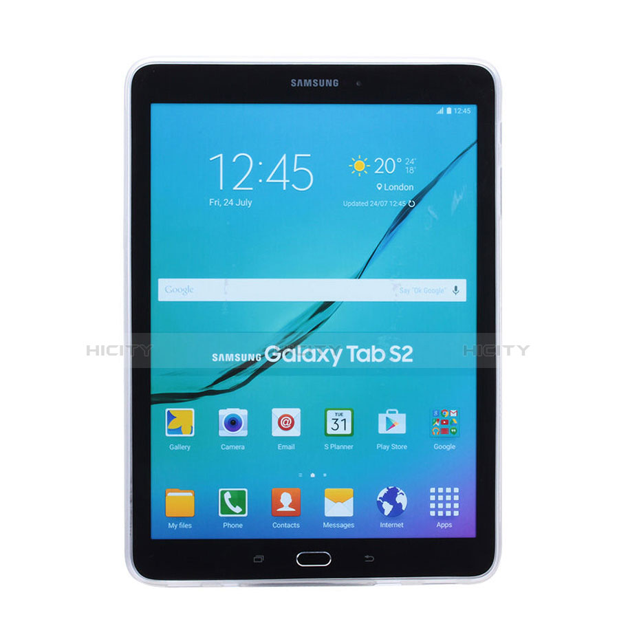 Silikon Schutzhülle X-Line Tasche Durchsichtig Transparent für Samsung Galaxy Tab S2 8.0 SM-T710 SM-T715 Klar groß