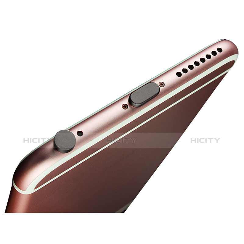 Staubschutz Stöpsel Passend Lightning USB Jack J02 für Apple iPad 10.2 (2020) Schwarz Plus