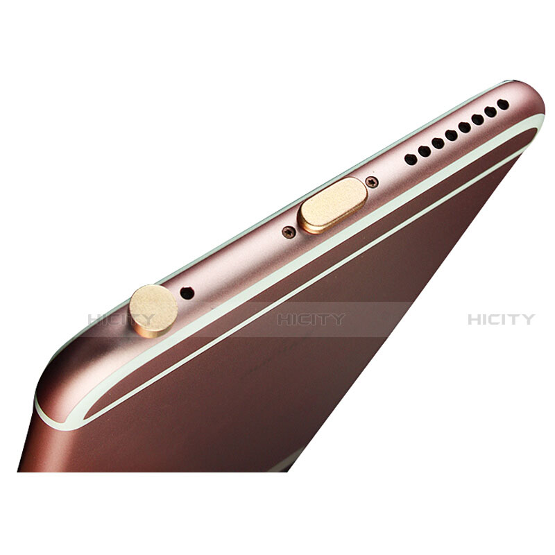 Staubschutz Stöpsel Passend Lightning USB Jack J02 für Apple iPhone 12 Gold